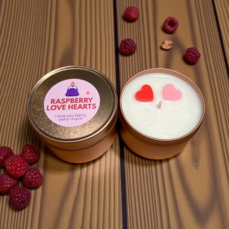 Raspberry Love Hearts